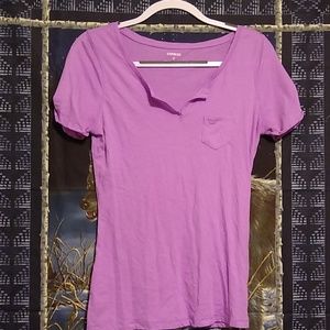 Lavender Express short sleeve top